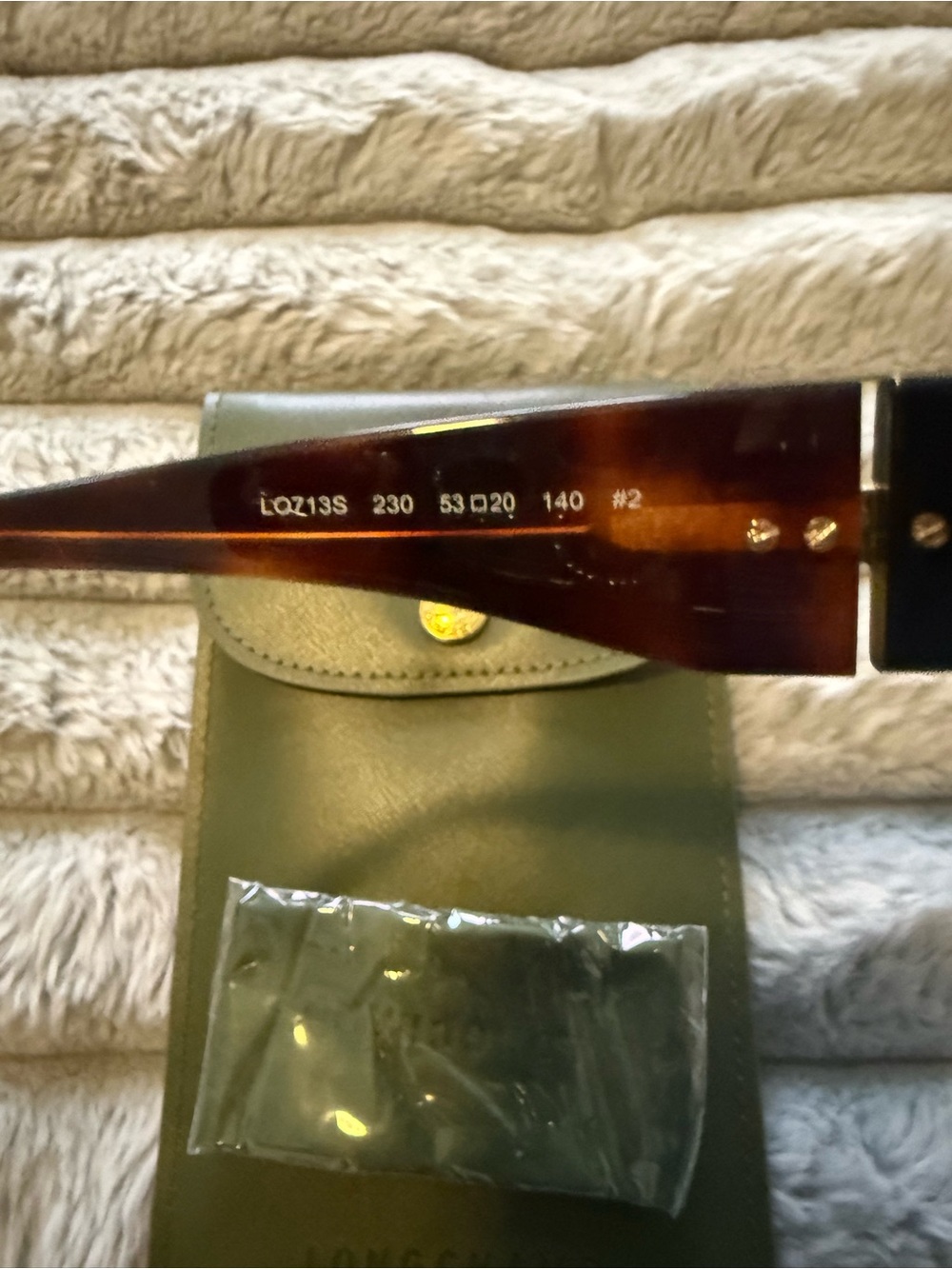 Longchamp Tortoiseshell Oversized Square Sunglasses - Brown Gradient - Picture 3 of 4